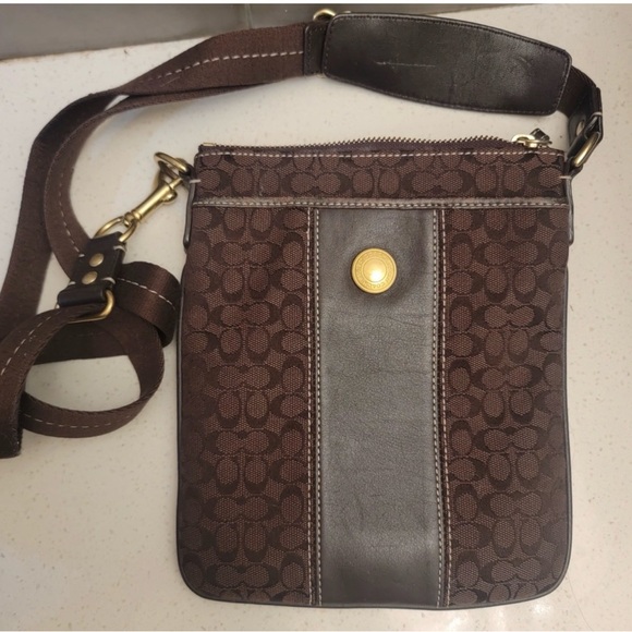Brown Coach Crossbody